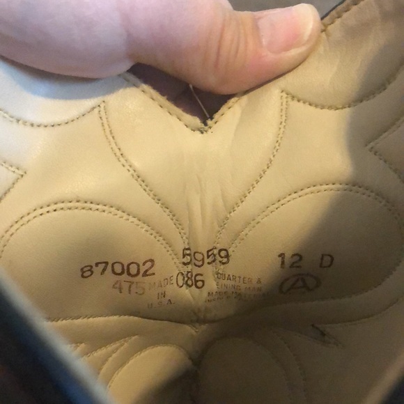 VTG DINGO Dark Brown Men’s Cowboy Boots SZ 12 - Picture 10 of 11